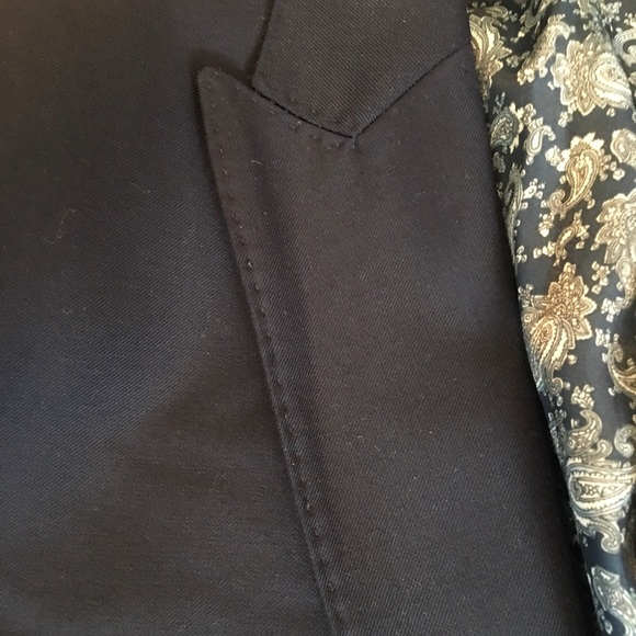 Itailor suit jacket navy 36L NWOT - Picture 8 of 8